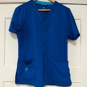 Carhartt Scrub Shirt: Cross Flex V-Neck Media Scrub Top: Medium